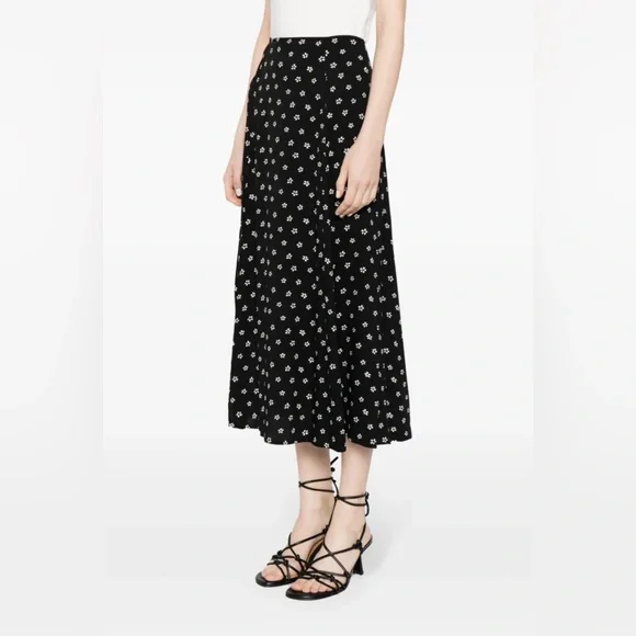 Reformation Zoe Side-Slit Midi Skirt - Picture 5 of 8